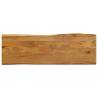 Table Top 110x40x2.5 cm Live Edge Solid Wood Mango Colour mango wood(oak finish) Size 110 x 40 cm Quantity in Package 1 Thickness 25 mm 