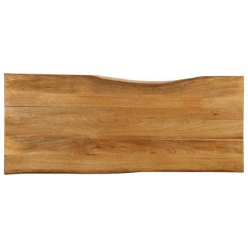 Table Top 140x60 cm Live Edge Solid Wood Mango | Hipo Market