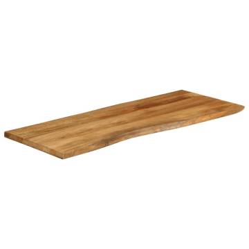 Table Top 140x60 cm Live Edge Solid Wood Mango | Hipo Market