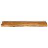 Live Edge Solid Wood Mango Table Top 110x40 cm - Hipo Market