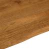 Live Edge Solid Wood Mango Table Top - 90x80 cm