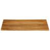 Live Edge Solid Wood Mango Table Top - 110x80 cm