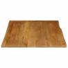 Live Edge Solid Wood Mango Table Top - 110x80 cm