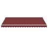 Manual Retractable Awning Burgundy 450x300 cm | Hipo Market