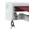 Manual Retractable Awning Burgundy 300x250 cm - Stylish Shade