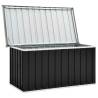 Stylish Garden Storage Box Anthracite - 129x67x65 cm