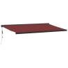 Automatic Retractable Awning Burgundy 500x300 cm | HipoMarket