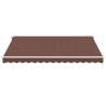 Manual Retractable Awning with LED - Brown 400x300 cm | HipoMarket