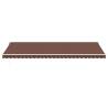 Manual Retractable Awning with LED - Brown 600x300 cm