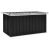 Stylish Garden Storage Box Anthracite - 129x67x65 cm