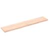 Wall Shelf 160x30x(2-4) cm Untreated Solid Wood Oak Colour natural Size 160 x 30 x 4 cm Quantity in Package 1 Number of Pieces 