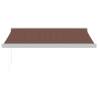 Manual Retractable Awning Brown 300x250 cm - HipoMarket