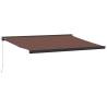 Manual Retractable Awning Brown 450x300 cm | Hipomarket