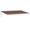 Automatic Retractable Awning Brown 500x300 cm | Hipo Market