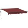 Automatic Retractable Awning Burgundy 300x250 cm | HipoMarket