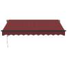 Automatic Retractable Awning Burgundy 300x250 cm | HipoMarket