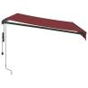 Automatic Retractable Awning Burgundy 300x250 cm | HipoMarket