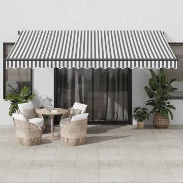 Automatic Retractable Awning with LEDs - 450x350 cm