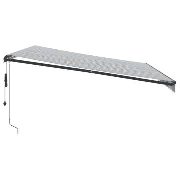 Automatic Retractable Awning with LEDs - 450x350 cm