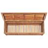 Garden Storage Box 150x50x58 cm | Solid Teak Wood | HipoMarket