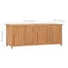 Garden Storage Box 150x50x58 cm | Solid Teak Wood | HipoMarket