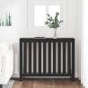 Radiator Cover Black - Solid Pine Wood | Hipomarket UK