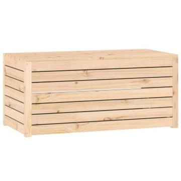 4 Piece Garden Box Set - Solid Pine for Storage & Seating