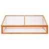 Greenhouse Orange 110x58.5x39 cm Fir Wood - Perfect for Gardens