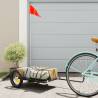 Bike Trailer Black 122x53x28 cm Iron Size 122 x 53 x 28 cm 