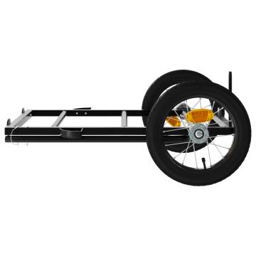 Bike Trailer Black 122x53x28 cm - Durable & Versatile