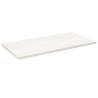 Table Top White 110x60x2.5 cm Solid Wood Pine Rectangular Colour white Size 110 x 60 x 2.5 cm Quantity in Package 1 