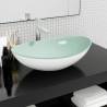 Stylish Tempered Glass Basin 54.5x35x15.5 cm - White