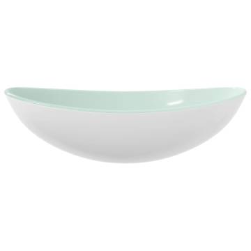 Stylish Tempered Glass Basin 54.5x35x15.5 cm - White