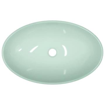 Stylish Tempered Glass Basin 54.5x35x15.5 cm - White