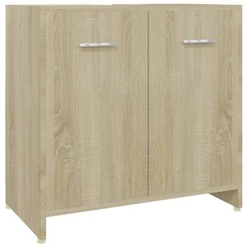 4 Piece Bathroom Furniture Set in Sonoma Oak - Stylish & Functional