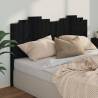 Bed Headboard Black 186x4x110 cm Solid Wood Pine Colour black Size 186 x 110 cm Quantity in Package 1 