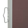 Stylish Patio Retractable Side Awning 100x300 cm - Brown