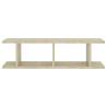 Wall Shelves 2 pcs Sonoma Oak | Stylish Engineered Wood Design