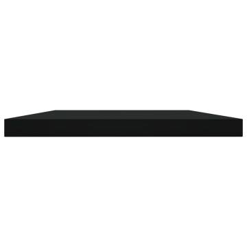 Bookshelf Boards 8 pcs Black 40x20x1.5 cm | HipoMarket