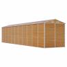 Light Brown Garden Shed - Durable Galvanised Steel Storage