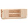 Solid Wood Pine TV Cabinet - 110x35x40.5 cm | Hipomarket