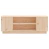 Solid Wood Pine TV Cabinet - 110x35x40.5 cm | Hipomarket