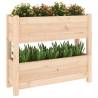 Solid Wood Pine Planter - 77x25x66 cm | Hipomarket UK