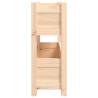 Solid Wood Pine Planter - 77x25x66 cm | Hipomarket UK