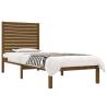 Honey Brown Solid Wood Bed Frame 75x190 cm - Small Single