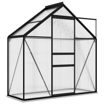 Greenhouse Anthracite Aluminium 1.33 m² - HipoMarket