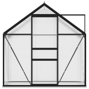 Greenhouse Anthracite Aluminium 1.33 m² - HipoMarket