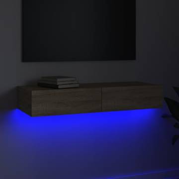 LED TV Cabinet Sonoma Oak - Stylish & Functional Design