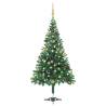 Pre-lit Christmas Tree with Ball Set - 210cm, 910 Branches