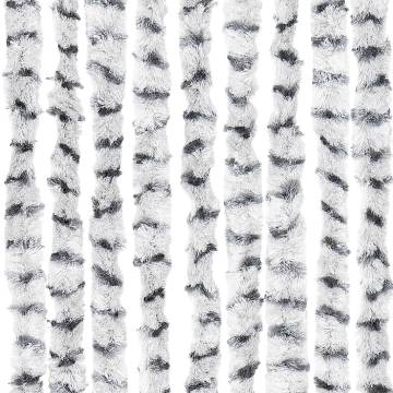 Fly Curtain Light & Dark Grey 118x220 cm Chenille | HipoMarket